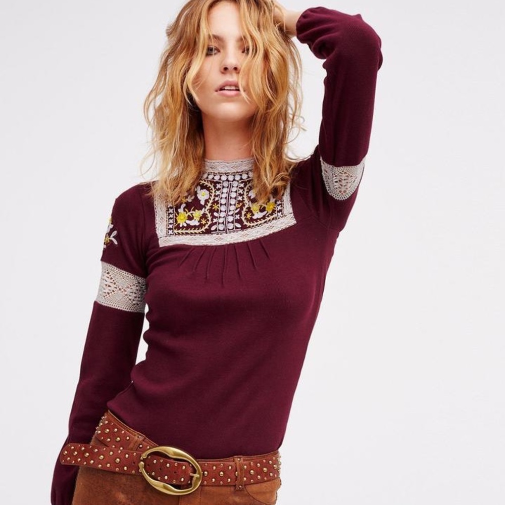 Free People Cozy On Up Top